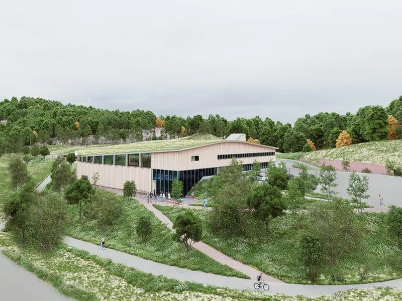 Betonmast bygger nullutslippsanlegg for Ragn-Sells i Drammen.