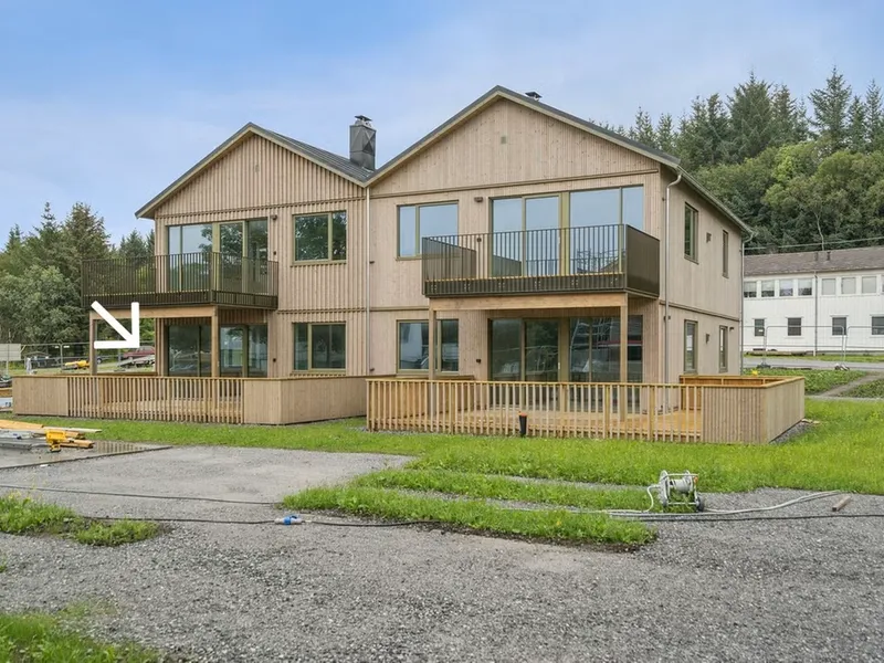 Bilde av de nye leilighetene i Snekkaråsen borettslag.