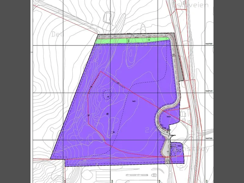 Kartutsnitt - Plankart - SønstebyDeli – Detaljregulering