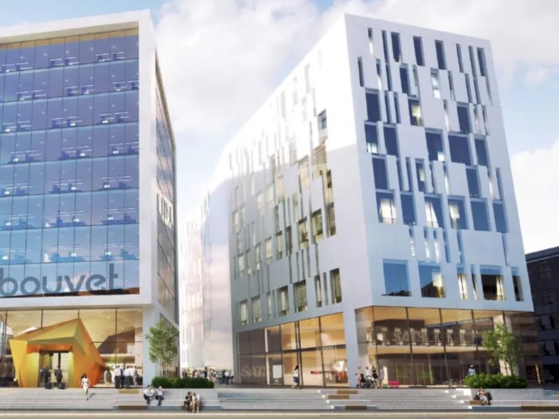 Skanska bygger Sørkedalsveien 8 for Stor-Oslo Eiendom. Illustrasjon Rift AS og NYARK