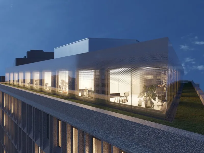Toppetasjen står ferdig høsten 2021.
Foto: Mad arkitekter