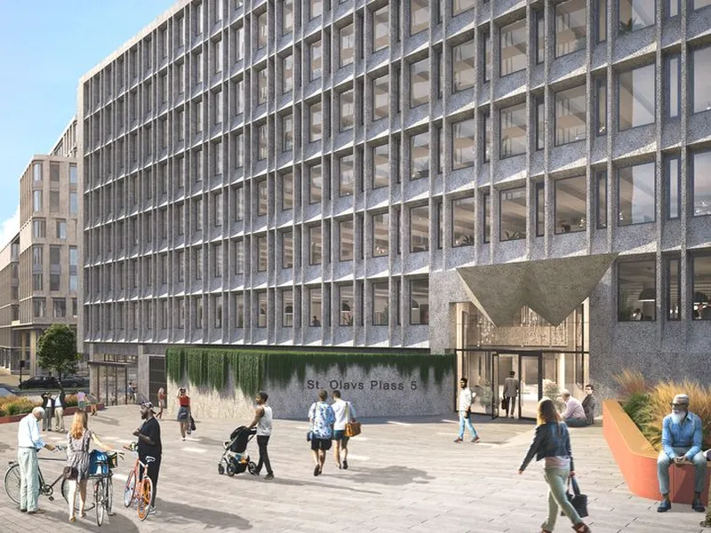 St. Olavs plass 5 - render av 3destate.no