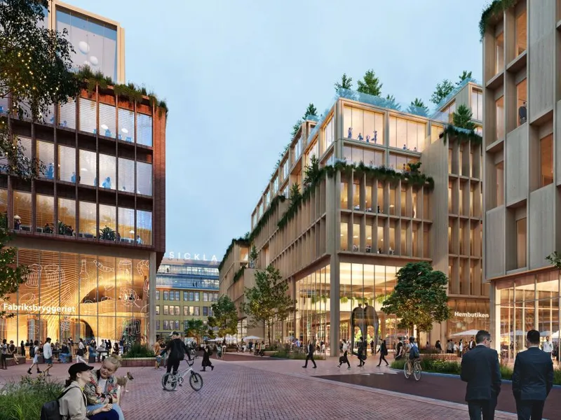 ILLUSTRASJON: Atrium Ljungberg / Henning Larsen