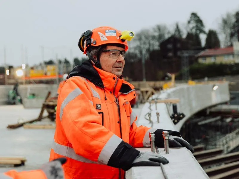 Terje Nystrøm, teknisk byggeleder i Statens vegvesen