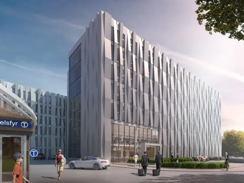Strømsveien 96. Illustrasjon: SJ arkitekter