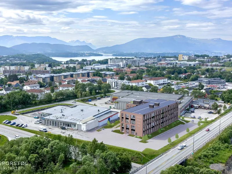 Droneillustrasjon: Sporstøl Arkitekter