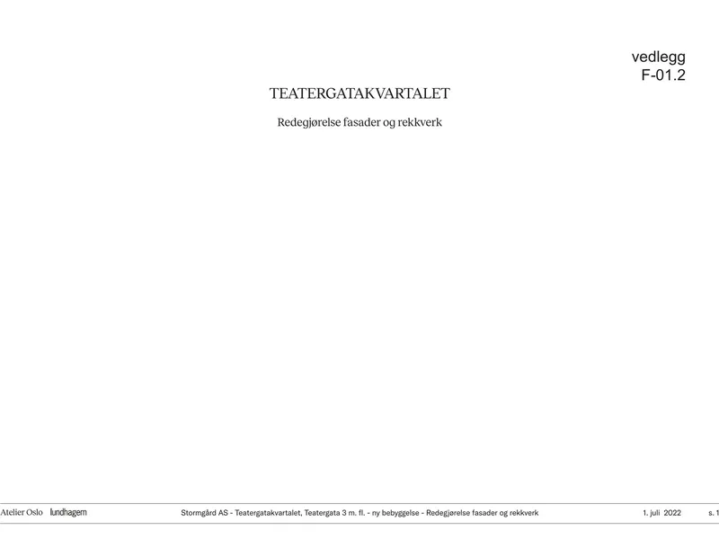 Fasade fra byggesøknad