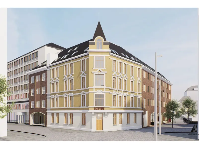 Fasade fra byggesøknad
