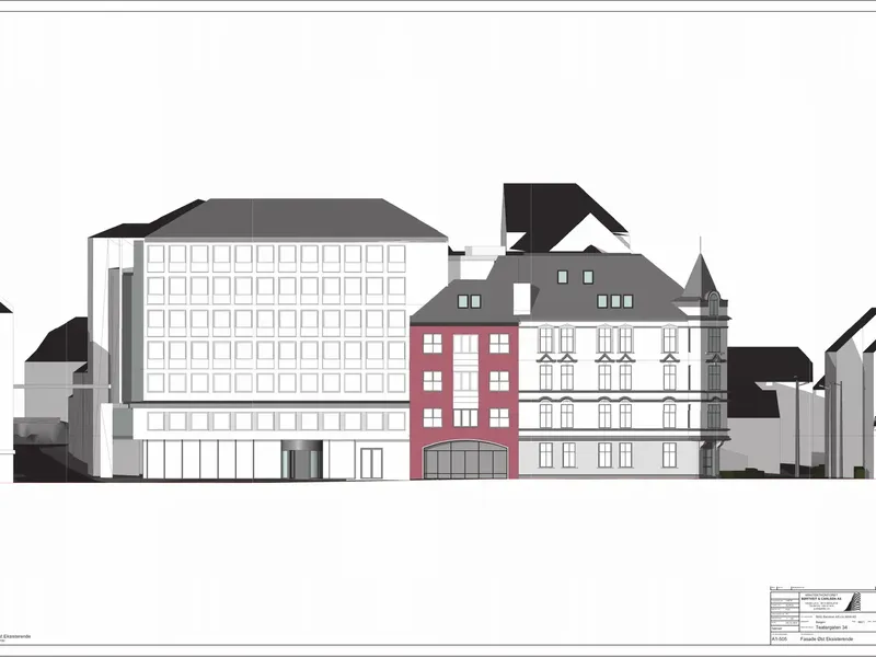 Fasade fra byggesøknad