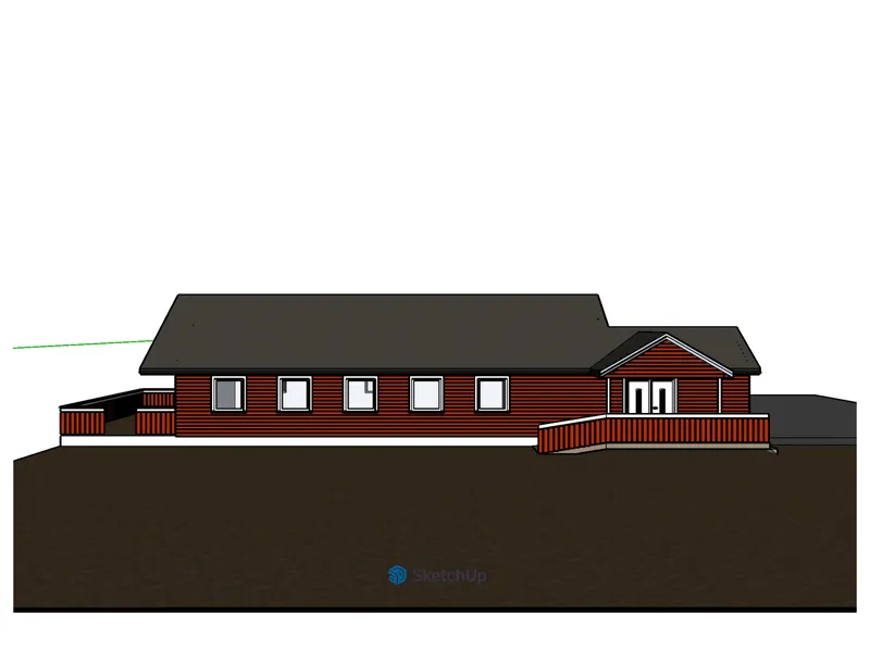 Fasade fra byggesøknad