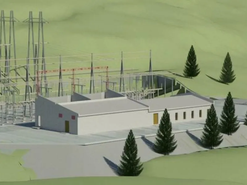 Tørdal transformatorstasjon blir digital og forsterker og sikrer strømforsyningen i Vest-Telemark (Illus-trasjon: Skagerak Nett).