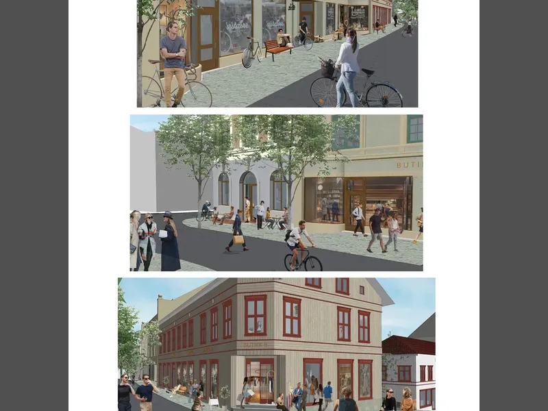 Fasade fra byggesøknad