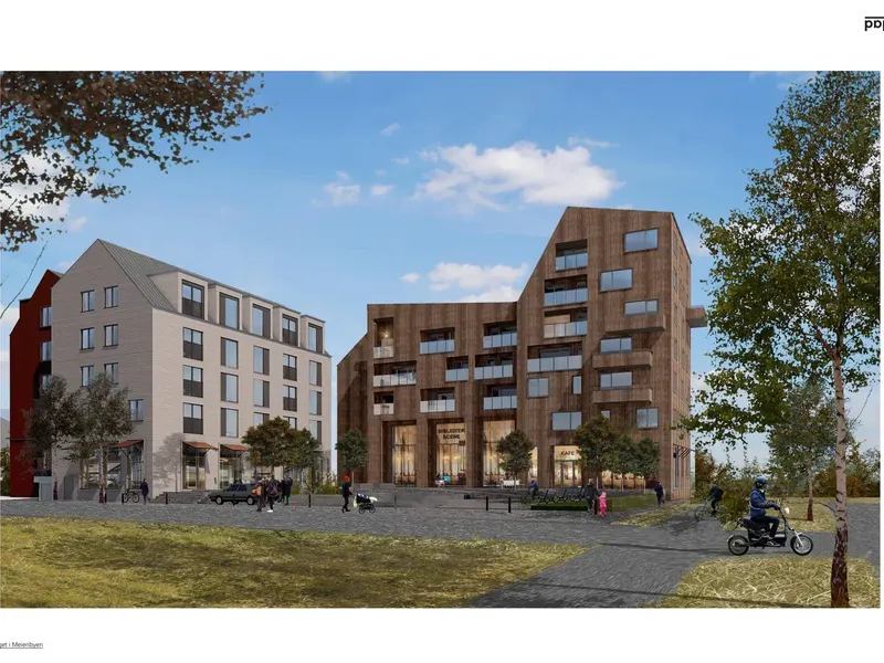 Fasade fra byggesøknad