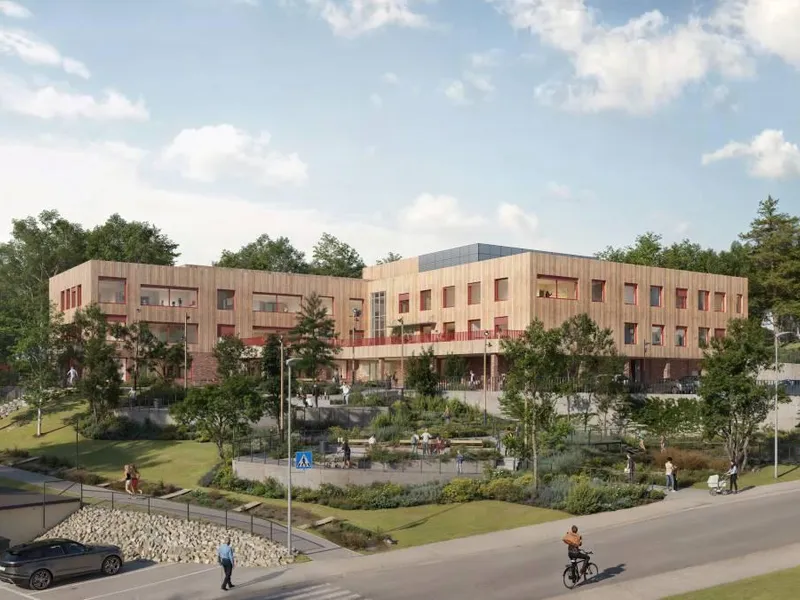 Illustrasjon av Eiksveien 73 forsiden