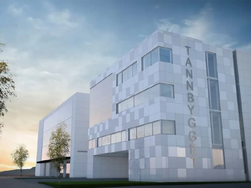 Tannbygget, Universitetet i Tromsø. Illustrasjon; Borealis Arkitekter