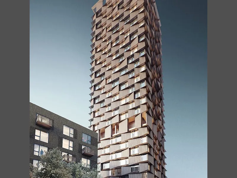 Uptown Nørrebro er tegnet av Arkitema Architects.