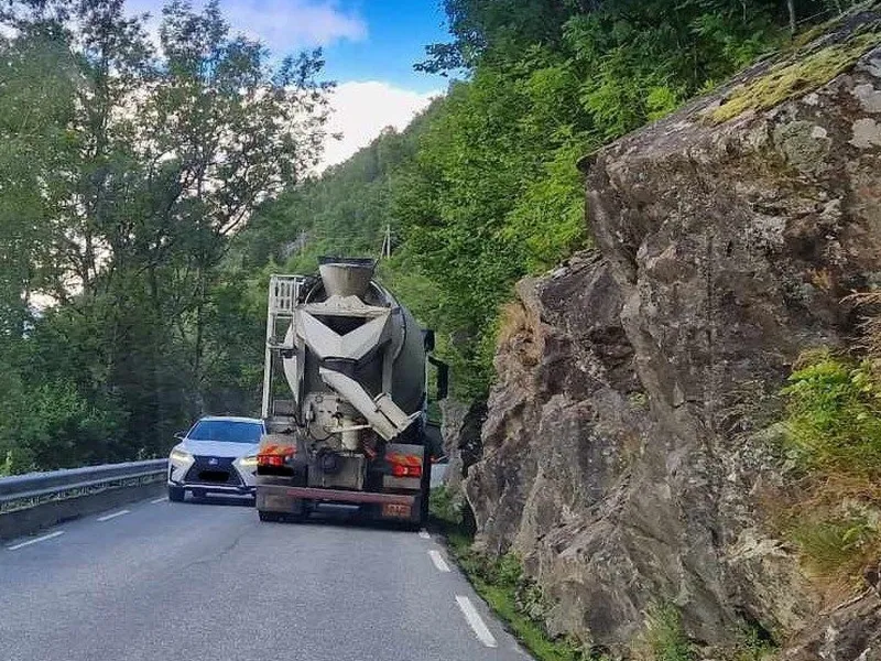 Utbedring av 600 meter av riksvei 13 mellom Frein og Djupevik i Ullensvang vil fjerne en flaskehals. Foto: Nye Veier.