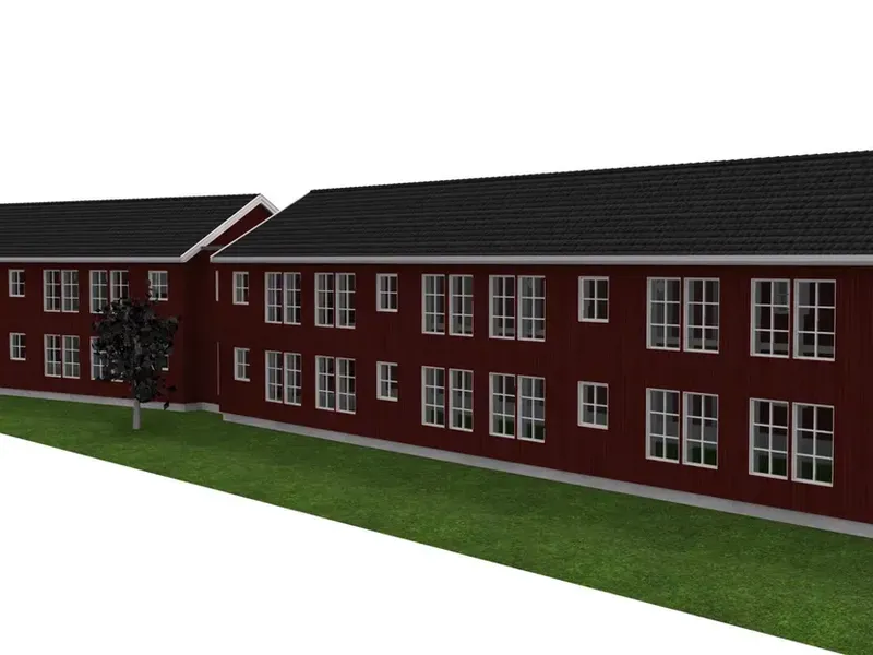 Perspektiv fra byggesøknad