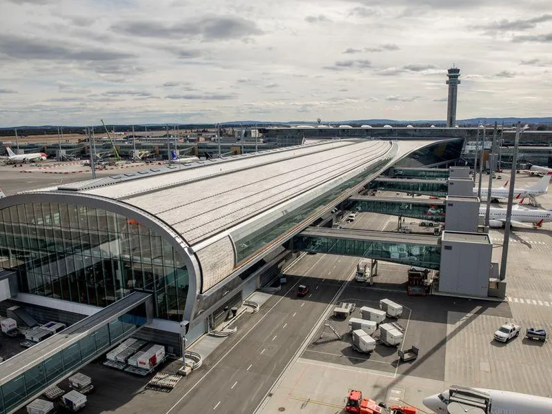 Pir nord på nye Oslo lufthavn (Foto: Avinor Oslo lufthavn/Espen Solli)