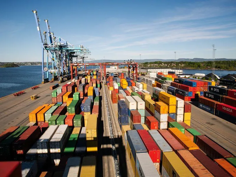 NORGES STØRSTE: Yilport Oslo på Sjursøya er Norges største containerhavn.