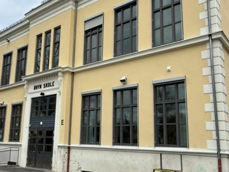 Bryn skole. Foto: Veidekke.