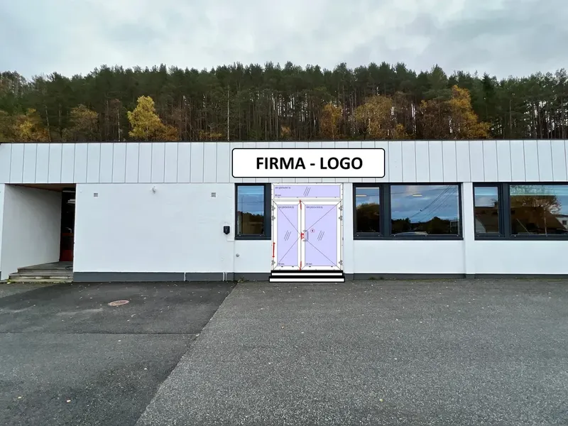 Fasade fra byggesøknad