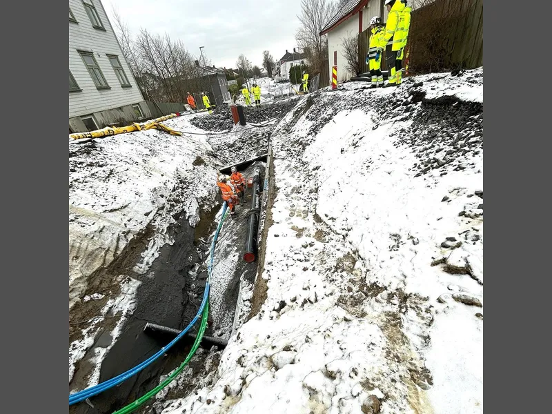 Bilde fra anleggsområde - Klikk for stort bilde