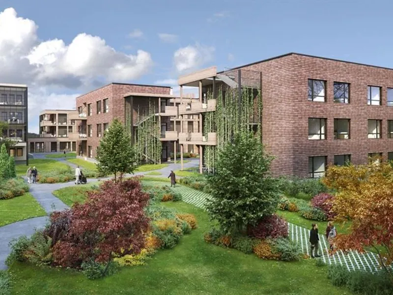 Nygård Sykehjem. Illustrasjon: Planforum Arkitekter