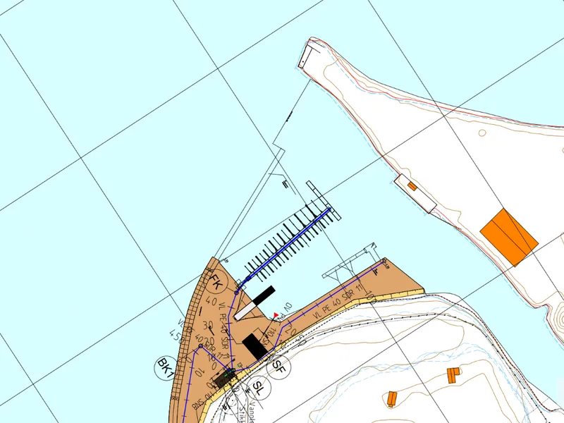 Austertana havn plantegning