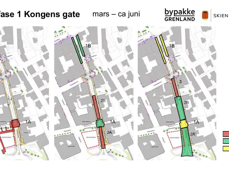 kart som viser hvordan vi skal jobbe i prosjektet fra mars til juni