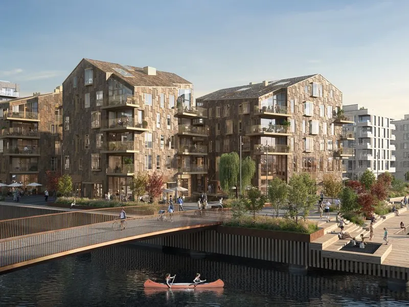 Vannkunsten Syd. Illustrasjon: 3D Estate