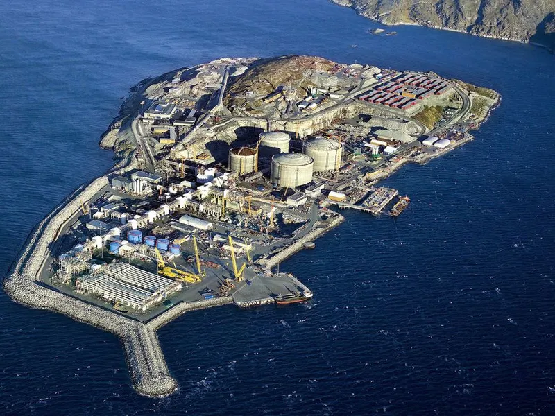 LNG-anlegget på Melkøya. Foto: Oljedirektoratet