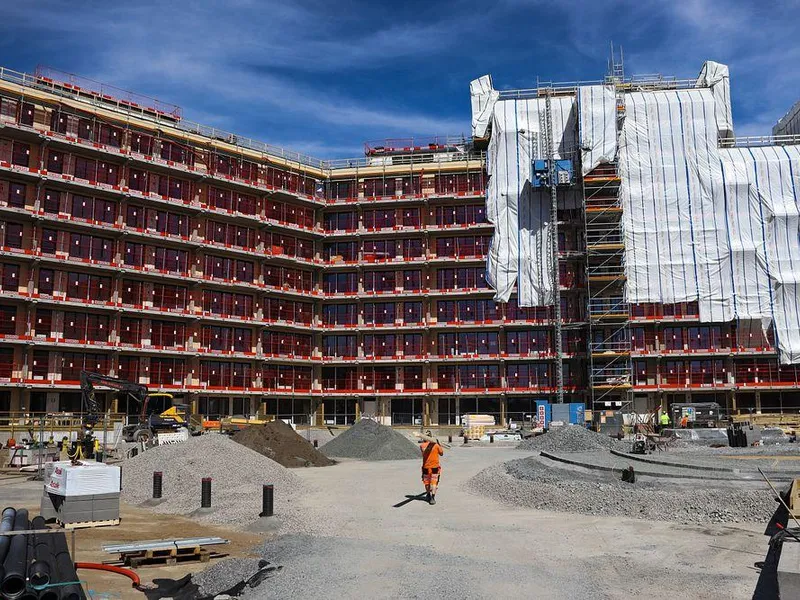Bilde: Ulven byggeplass. Kilde: ROCKWOOL Nordics