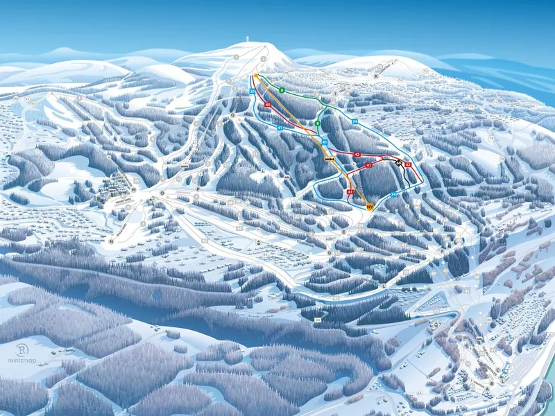 Her ser man hvor den nye stolheisen, Hafjell Sør, vil bli etablert. Den nye 6-seteren vil stå klar til skisesongen 23/24.
