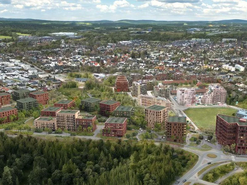 Reguleringsplanen for Villenga er vedtatt i kommunestyret i Ski med 485 nye boliger.