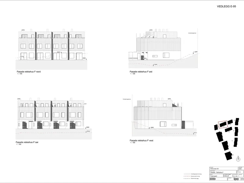 Fasade fra byggesøknad