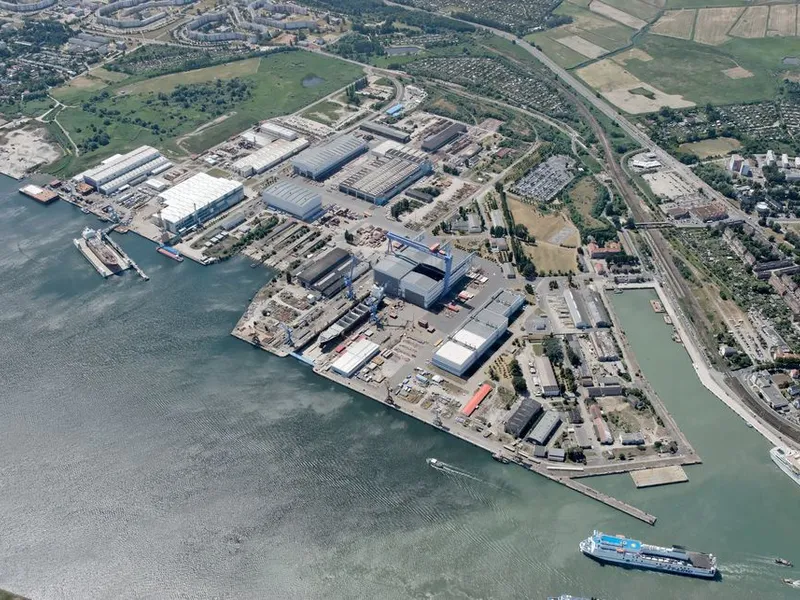 Warnowwerft i Rostock / Øst-Tyskland